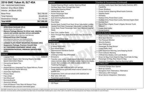 2016 GMC Yukon XL SLT