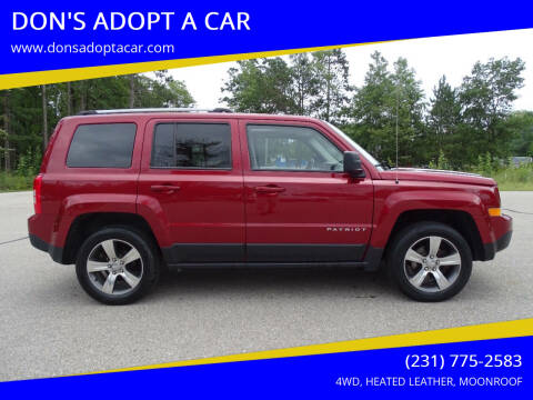 2016 Jeep Patriot for sale at DON'S ADOPT A CAR in Cadillac MI