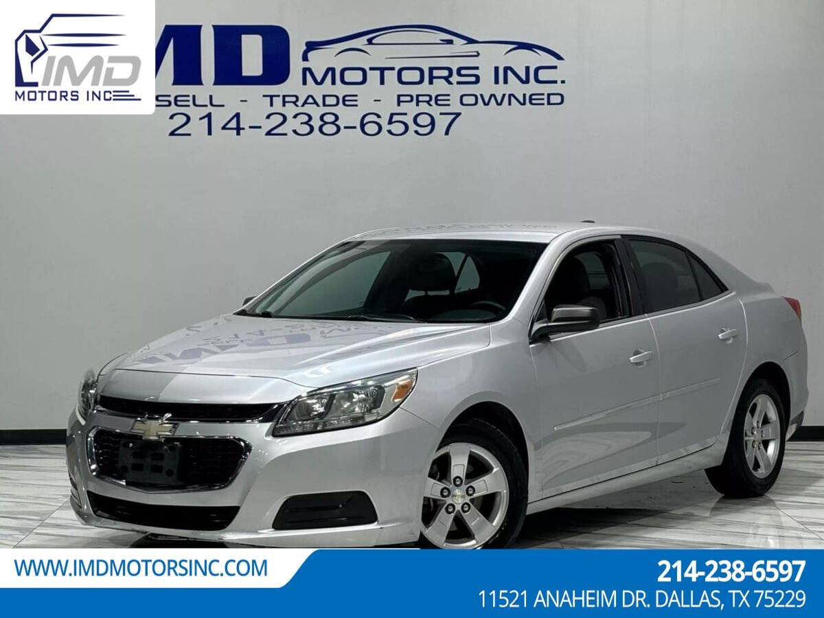 2015 Chevrolet Malibu for sale at IMD MOTORS, INC in Dallas, TX