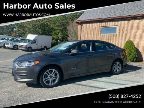 2018 Ford Fusion Hybrid for sale at Harbor Auto Sales in Hyannis MA