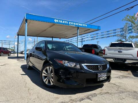 2010 Honda Accord for sale at Quality Investments in Tyler TX