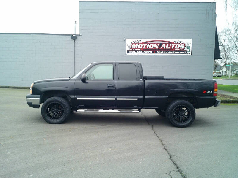 2003 Chevrolet Silverado 1500 for sale at Motion Autos in Longview WA