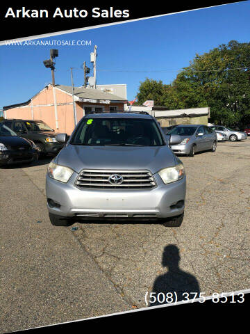 2008 Toyota Highlander for sale at Arkan Auto Sales in Worcester MA