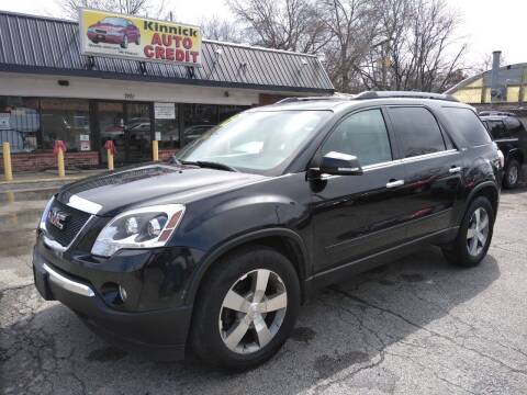 2012 GMC Acadia for sale at KINNICK AUTO CREDIT LLC in Kansas City MO