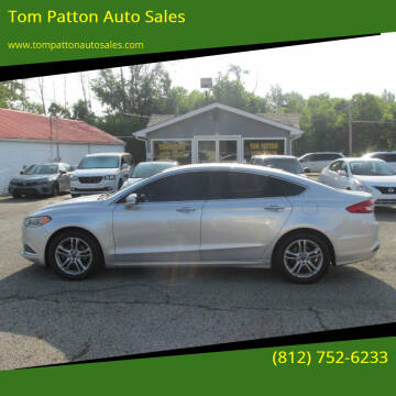 2018 Ford Fusion for sale at Tom Patton Auto Sales in Scottsburg IN
