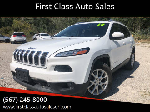 2017 Jeep Cherokee for sale at First Class Auto Sales in Fostoria OH