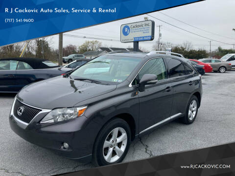 2010 Lexus RX 350 for sale at R J Cackovic Auto Sales, Service & Rental in Harrisburg PA