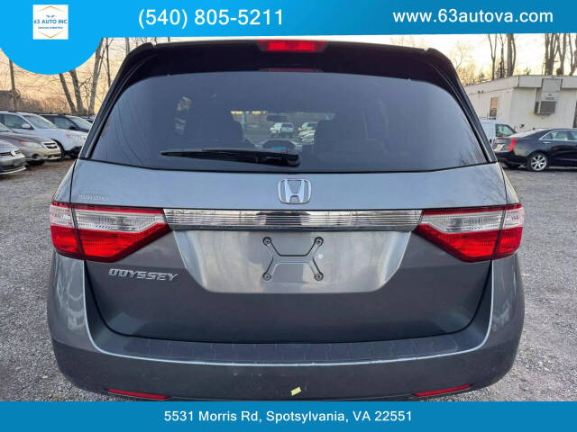 2012 Honda Odyssey for sale at 63 Auto Inc in Spotsylvania, VA