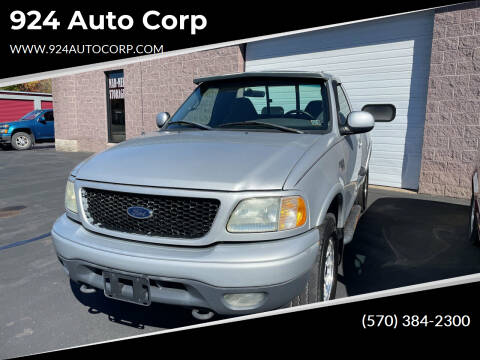 2001 Ford F-150 for sale at 924 Auto Corp in Sheppton PA