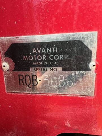 1983 Avanti Avanti