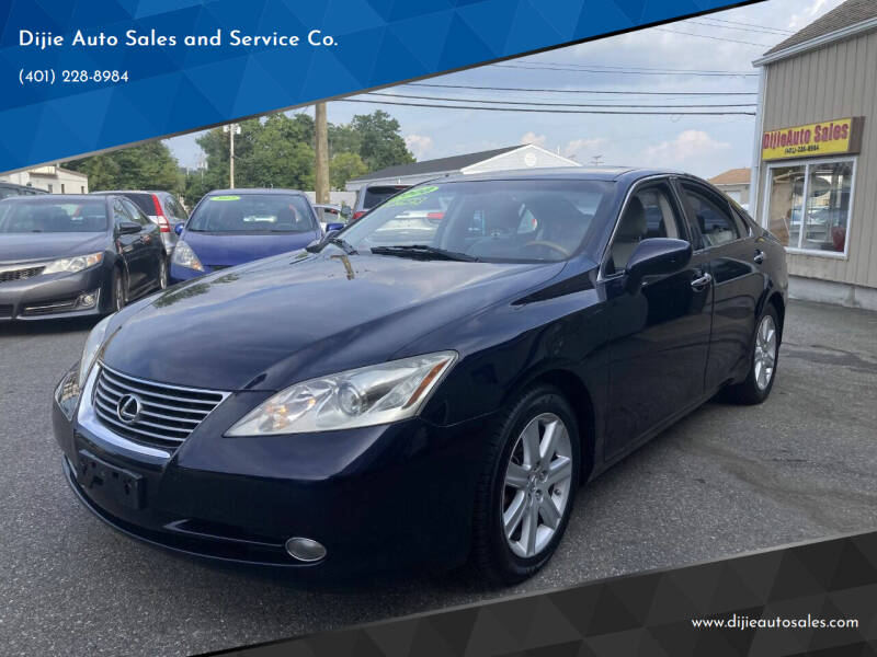 2008 Lexus ES 350 for sale at Dijie Auto Sales and Service Co. in Johnston RI