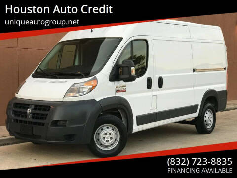 2017 RAM ProMaster Cargo for sale at Houston Auto Credit in Houston TX