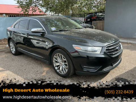 2014 Ford Taurus for sale at High Desert Auto Wholesale in Albuquerque NM
