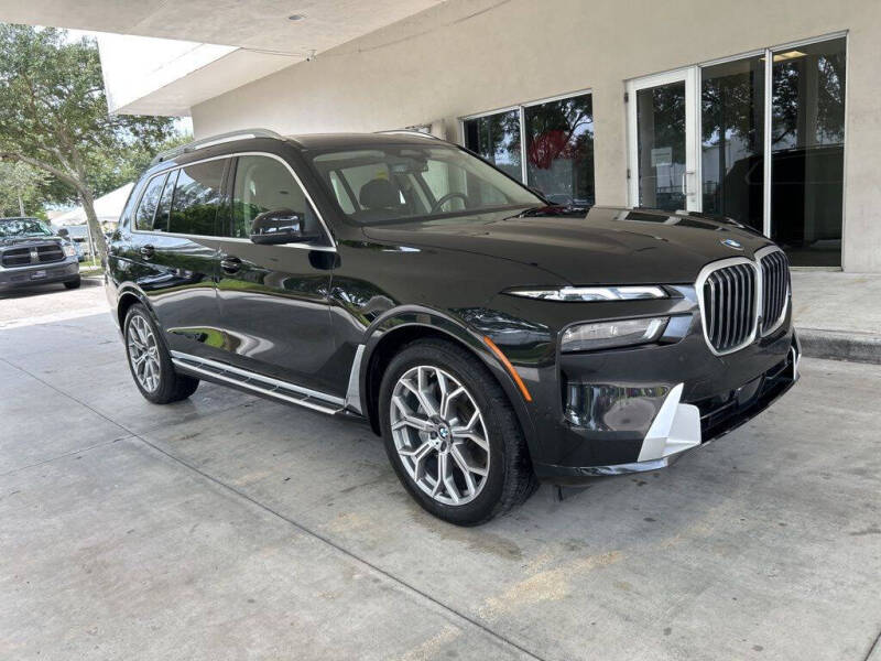 Used 2024 BMW X7 40i with VIN 5UX23EM03R9V08333 for sale in Davie, FL