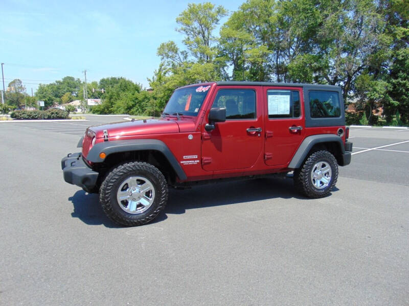 2013 Jeep Wrangler Unlimited for sale at CR Garland Auto Sales in Fredericksburg VA