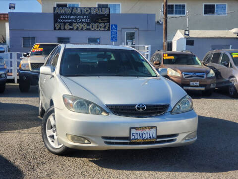 2003 Toyota Camry for sale at AMW Auto Sales in Sacramento CA