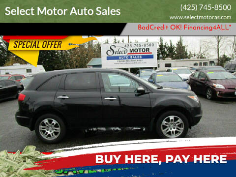 Cars For Sale in Lynnwood, WA - Select Motor Auto Sales