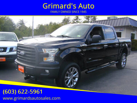 2017 Ford F-150 for sale at Grimard's Auto in Hooksett NH