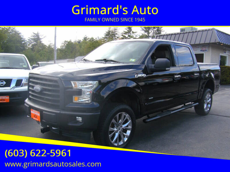 2017 Ford F-150 for sale at Grimard's Auto in Hooksett NH