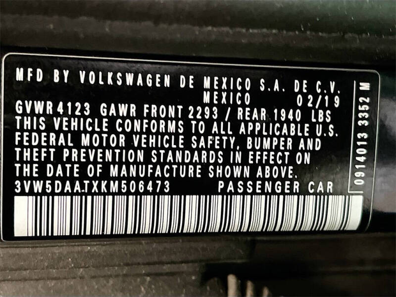 2019 Volkswagen Beetle Convertible 2.0T Final Edition SE