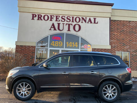 2017 Buick Enclave for sale at Professional Auto Sales & Service in Fort Wayne IN