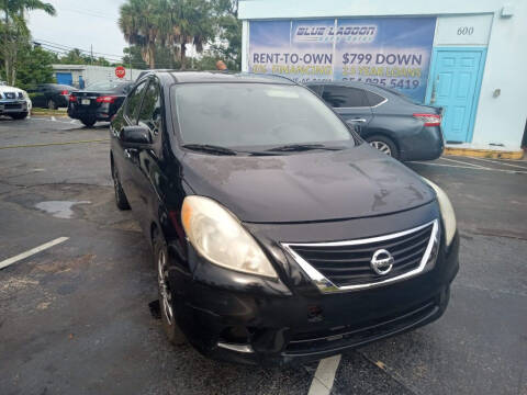 2012 Nissan Versa for sale at Blue Lagoon Auto Sales in Plantation FL