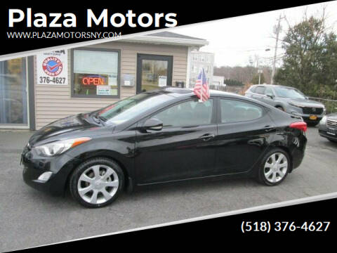 2012 Hyundai Elantra for sale at Plaza Motors in Rensselaer NY