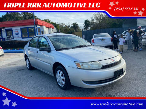 2004 Saturn Ion for sale at TRIPLE RRR AUTOMOTIVE LLC in Jacksonville FL