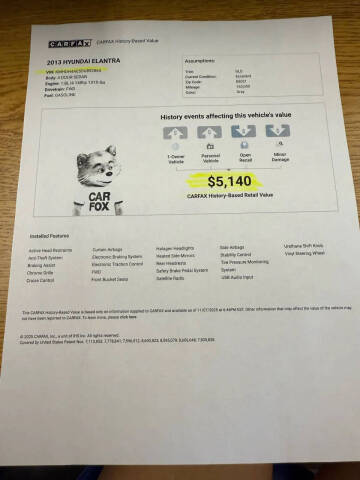 2013 Hyundai Elantra GLS