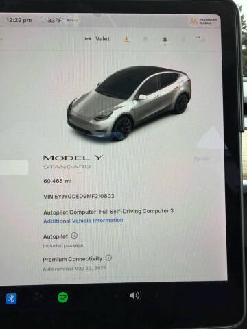 2021 Tesla Model Y Standard Range