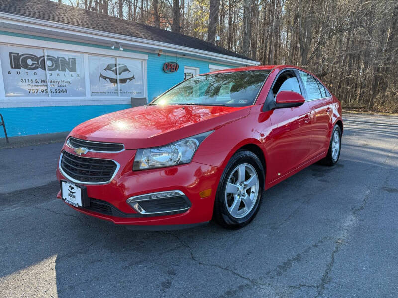 2016 Chevrolet Cruze Limited for sale at ICON AUTO SALES in Chesapeake VA