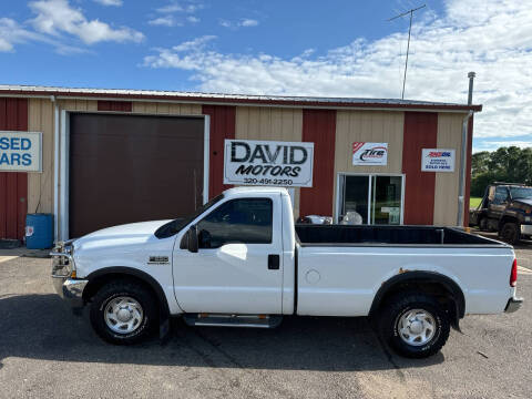 2004 Ford F-250 Super Duty for sale at DAVID MOTORS LLC in Grey Eagle MN