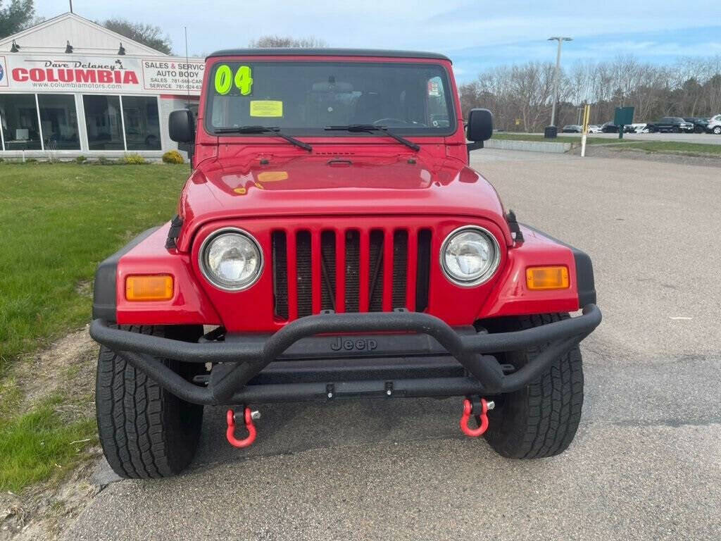 2004 Jeep Wrangler for sale at Dave Delaney's Columbia in Hanover, MA