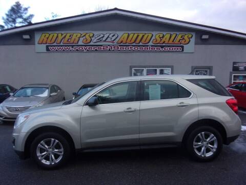 2014 Chevrolet Equinox for sale at ROYERS 219 AUTO SALES in Dubois PA