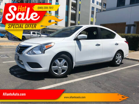 2016 Nissan Versa for sale at AllanteAuto.com in Santa Ana CA