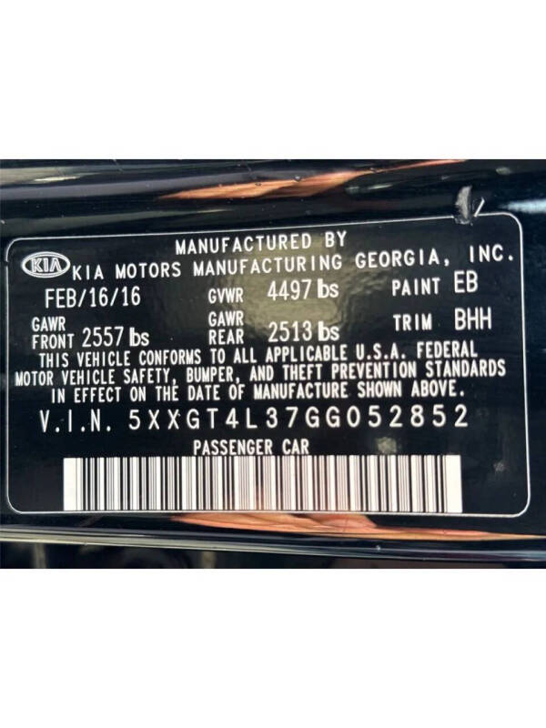 2016 Kia Optima LX