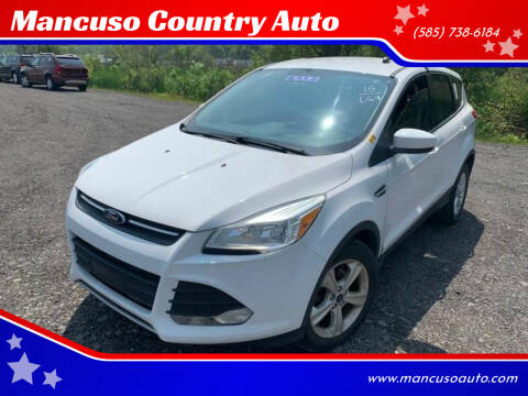 2015 Ford Escape for sale at Mancuso Country Auto in Batavia NY