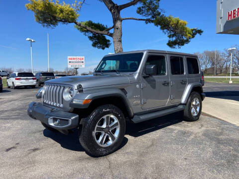2018 Jeep Wrangler Unlimited for sale at Heritage Automotive Sales in Columbus in Columbus IN