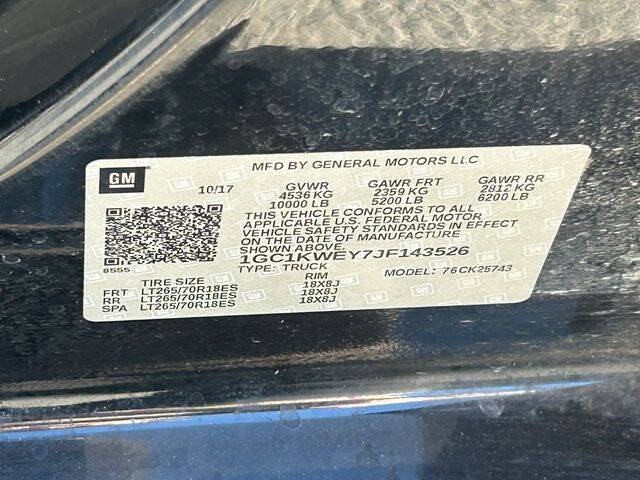 2018 Chevrolet Silverado 2500HD