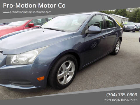 2014 Chevrolet Cruze for sale at Pro-Motion Motor Co in Lincolnton NC