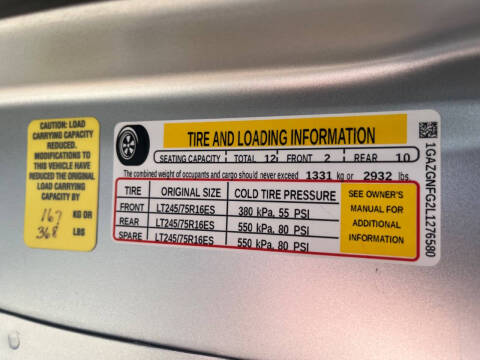 2020 Chevrolet Express LS 3500