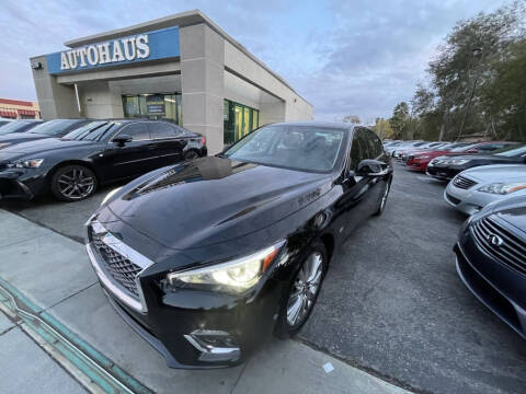 2018 Infiniti Q50 for sale at AutoHaus in Colton CA