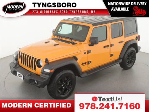 2021 Jeep Wrangler Unlimited for sale at Modern Auto Sales in Tyngsboro MA