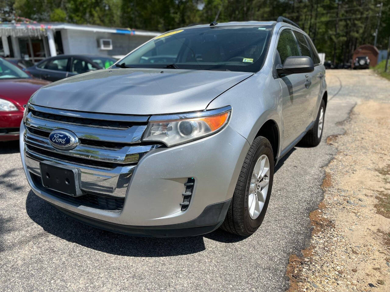 Silver 2013 Ford Edge SE SE 4dr Crossover 1