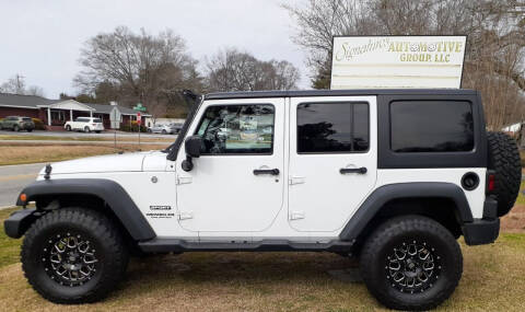 2017 Jeep Wrangler Unlimited for sale at SIGNATURES AUTOMOTIVE GROUP LLC in Spartanburg SC