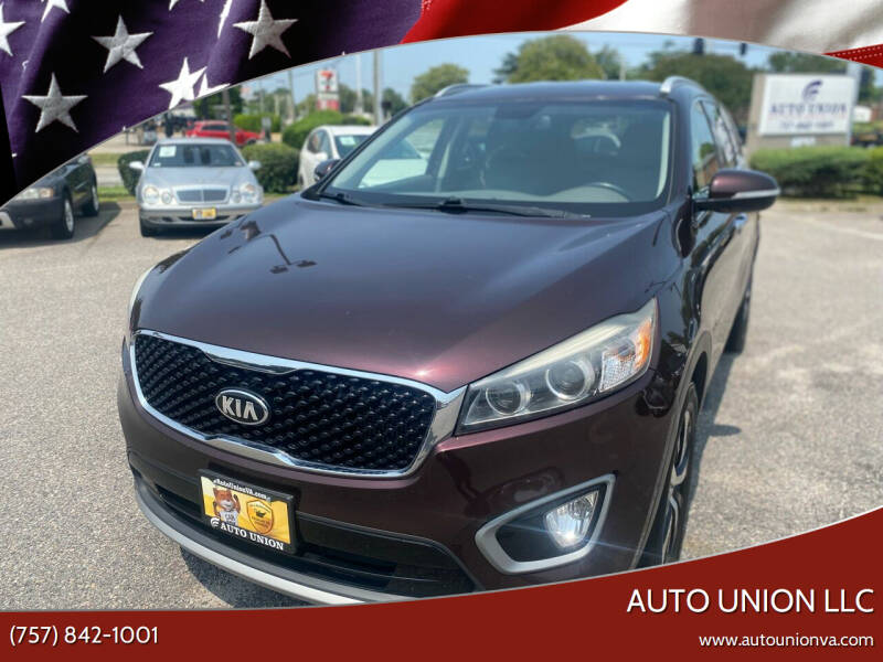 2016 Kia Sorento for sale at Auto Union LLC in Virginia Beach VA
