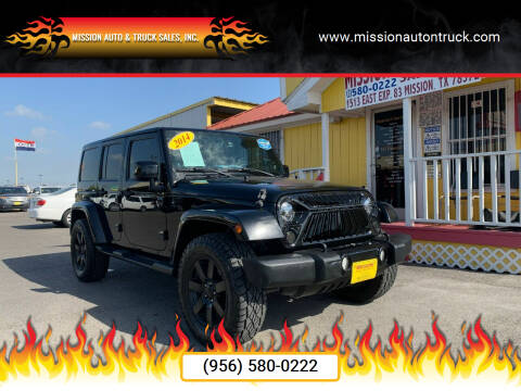 2014 Jeep Wrangler Unlimited for sale at Mission Auto & Truck Sales, Inc. in Mission TX