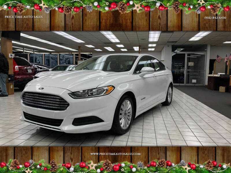 2015 Ford Fusion Hybrid for sale at PRICE TIME AUTO SALES in Sacramento CA
