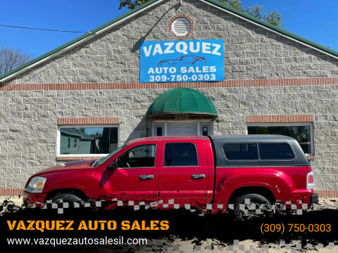 2008 Mitsubishi Raider for sale at VAZQUEZ AUTO SALES in Bloomington IL