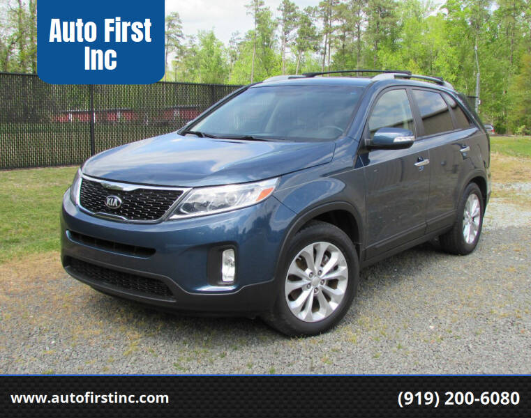 2015 Kia Sorento for sale at Auto First Inc in Durham NC